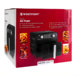 WestPoint Deluxe Air Fryer WF-4256 – 8L Family Air Fryer with Timer & Healthy Cooking Oven - Image 4