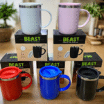 HotnCold Stainless Steel 400ML Airtight Coffee Mug – Thermal Travel Mug for Hot & Cold Drinks