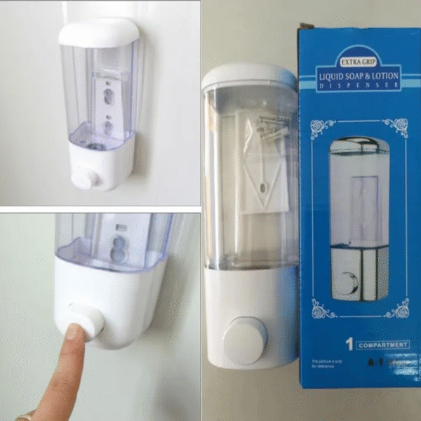 500ML Wall Mount Liquid Soap & Lotion Dispenser 5