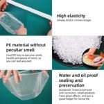100 Pcs Fresh Storage Bag Covers – Reusable Elastic Food Covers - Image 5