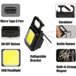 COB Small Flashlight, Keychain