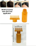 hair oil applicator bottle with comb