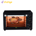 ELite ETO-221R Oven Toaster – 22 Liters, 1500W (Black)