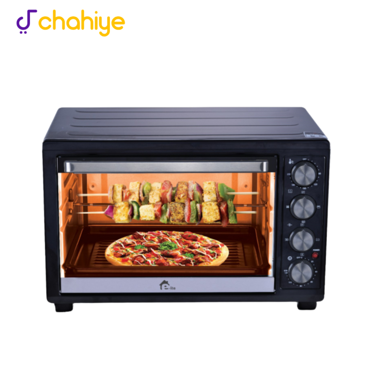 E-Lite ETO-453R Oven Toaster — 45 Liter, 1800W, Timer & Adjustable Thermostat