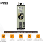 Hanco 30-GL 30 Gallon Hybrid Electric + Gas Storage Geyser (14×16) - Image 2