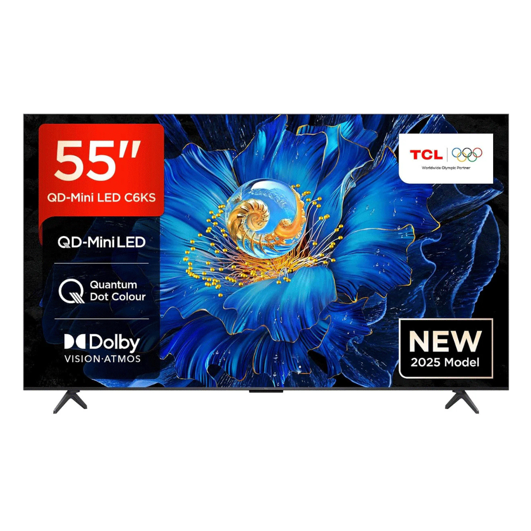 TCL 55 C6KS-1 TCL 55 Inch QD-Mini LED 4K Smart Google TV 55C6KS (Dolby Vision, Dolby Atmos, 2025 Premium) - Image 1
