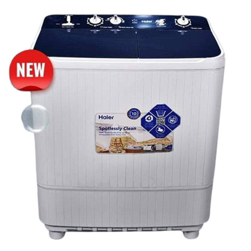 image_1775469268593 Haier 10kg Twin Tub HTW 100-1169 Semi Automatic Washing Machine - Image 1