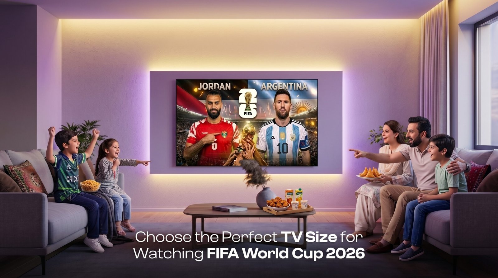 Best LED TV to Watch FIFA World Cup 2026 Argentina vs Jordan
