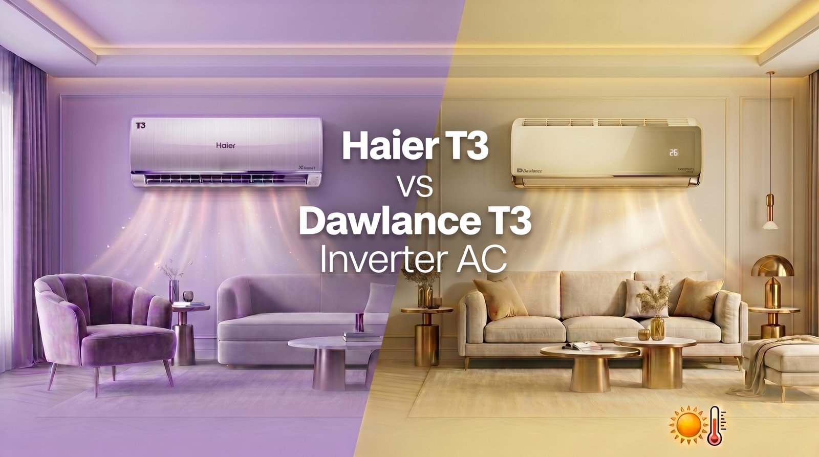 Haier T3 vs Dawlance T3 Inverter AC | KiaChahiye?