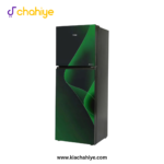 Haier 11 Cu Ft HRF-316 IPGA Green Glass Door Smart Inverter Refrigerator - Image 4