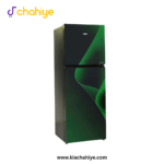 Haier 11 Cu Ft HRF-316 IPGA Green Glass Door Smart Inverter Refrigerator - Image 3