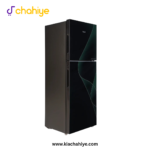 Haier 9 Cu Ft HRF-246 IPGA Green Glass Door Smart Inverter Refrigerator - Image 3