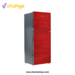Haier 10 Cu Ft HRF-246 EPR E-Star Red Glass Refrigerator - 1-Hour Icing - Image 2