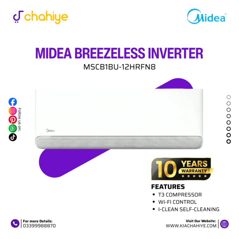 Midea 1 Ton Breezeless Inverter AC