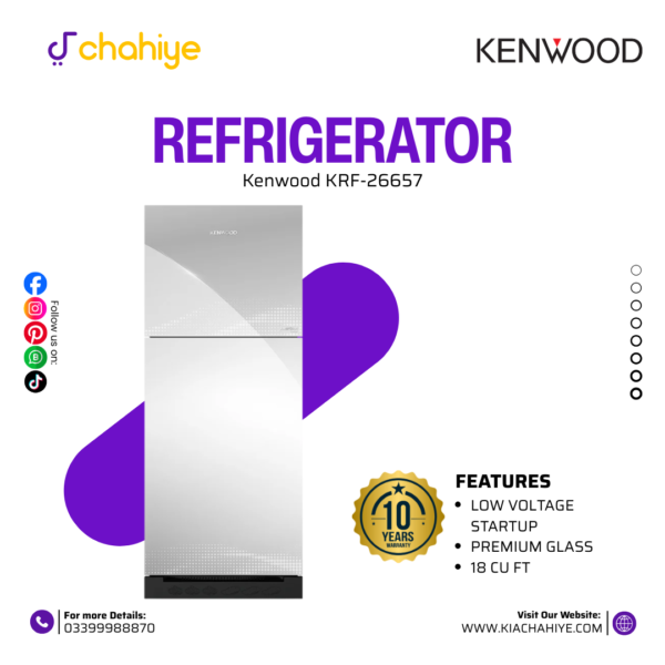 Kenwood 18 Cu Ft KRF-26657 GD Mirror