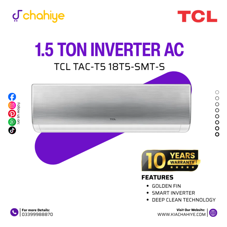 TCL TAC-T5 18T5-SMT-S 1.5 Ton Smart Inverter Split Air Conditioner