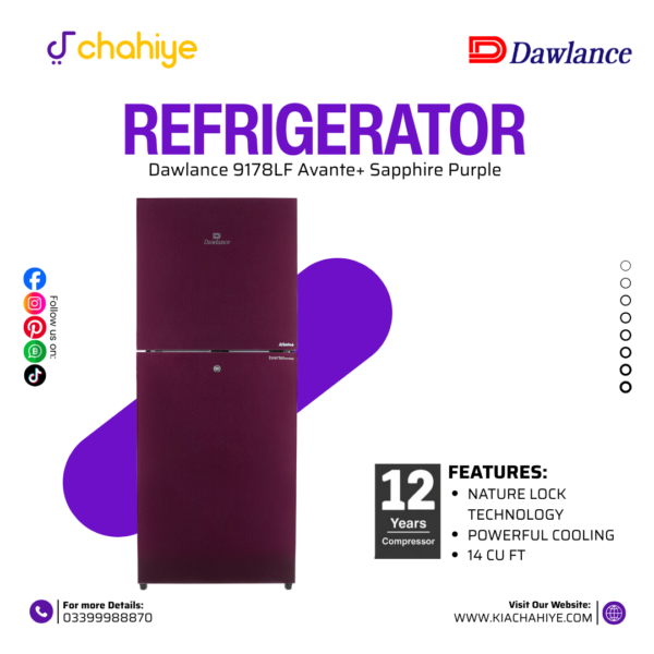 Dawlance 9178LF 14 Cu Ft Avante+