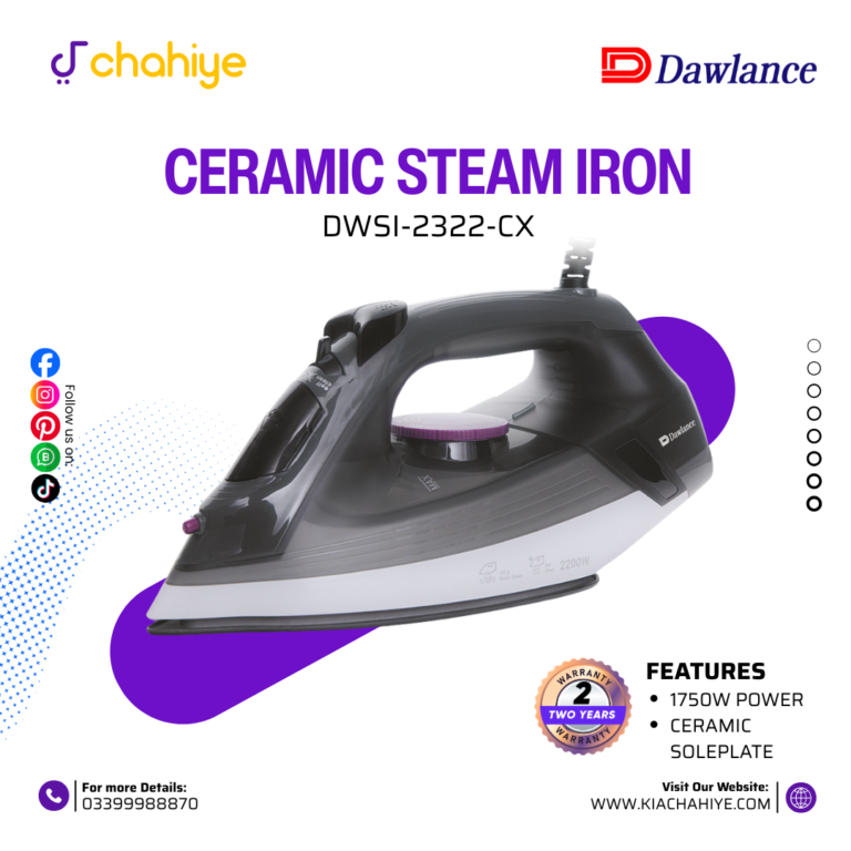 Dawlance 1750W DWSI-2322-CX Ceramic Steam Iron