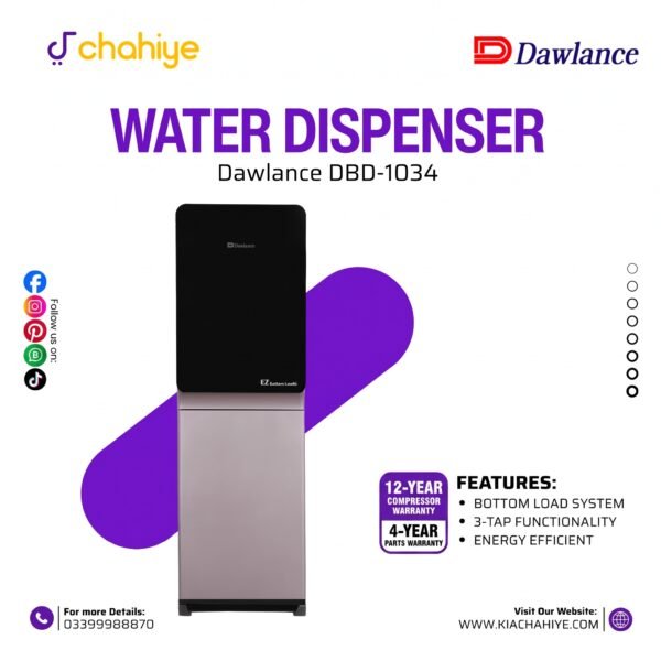 Dawlance DBD-1034 EZ Glass Door Water Dispenser