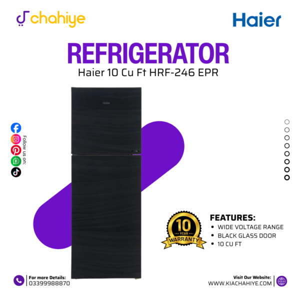 Haier 10 Cu Ft HRF-246 EPB