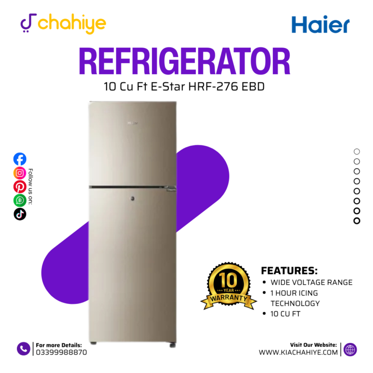 Haier 10 Cu Ft E-Star HRF-276 EBD