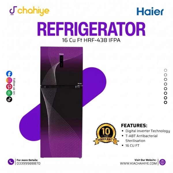 Haier 16 Cu Ft HRF-438 IFPA