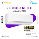 Midea 2 Ton Xtreme Eco 24HRDN1 DC Inverter Heat & Cool Split Air Conditioner
