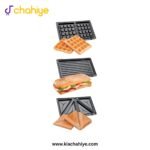 Anex AG-2039C Deluxe 3 in 1 Sandwich Maker - 750W - Image 2