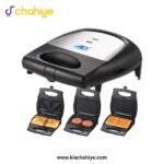 Anex AG-2138 Deluxe 3 in 1 Sandwich and Waffle and Grill - 750W - Image 3