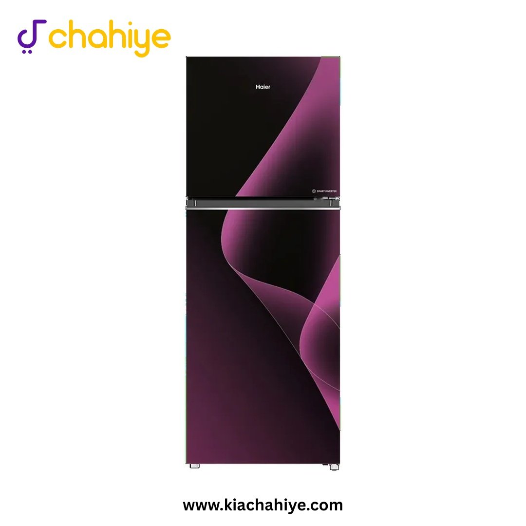 HRF-418-IPPA Haier HRF-418 IPPA 15 Cu Ft Purple Smart Inverter Refrigerator - Image 1