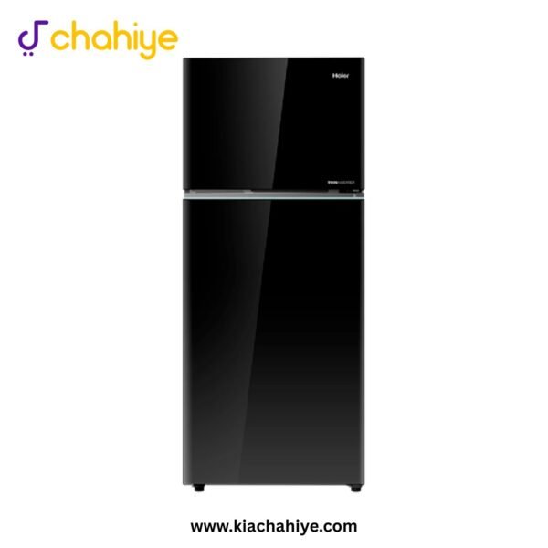 Haier HRF-488 IFFB 17 Cu Ft Black Mirror No Frost Twin Inverter Refrigerator