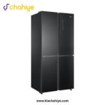Haier HRF-578 TBG 20 Cu Ft Black Glass T-Door Twin Inverter Refrigerator - Image 2
