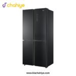 Haier HRF-578 TBG 20 Cu Ft Black Glass T-Door Twin Inverter Refrigerator - Image 3