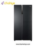 Haier HRF-622 IBG 22 Cu Ft Black Mirror Side by Side Twin Inverter Refrigerator