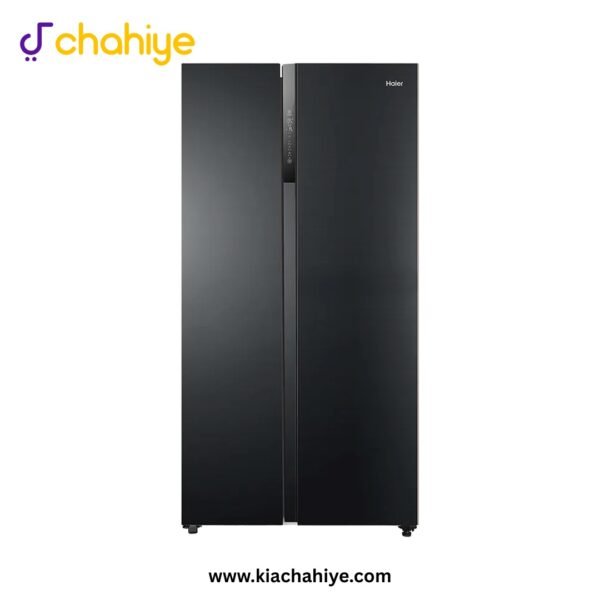 Haier HRF-622 IBG 22 Cu Ft Black Mirror Side by Side Twin Inverter Refrigerator