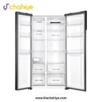 Haier HRF-622 IBG 22 Cu Ft Black Mirror Side by Side Twin Inverter Refrigerator - Image 3