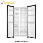 Haier HRF-622 IBS 22 Cu Ft Black Inox Side by Side Twin Inverter Refrigerator - Image 3