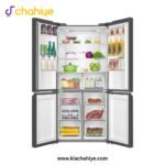Haier HRF-678 TGG 24 Cu Ft Golden Glass T-Door Twin Inverter Refrigerator - Image 4