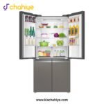 Haier HRF-678 TGG 24 Cu Ft Golden Glass T-Door Twin Inverter Refrigerator - Image 5