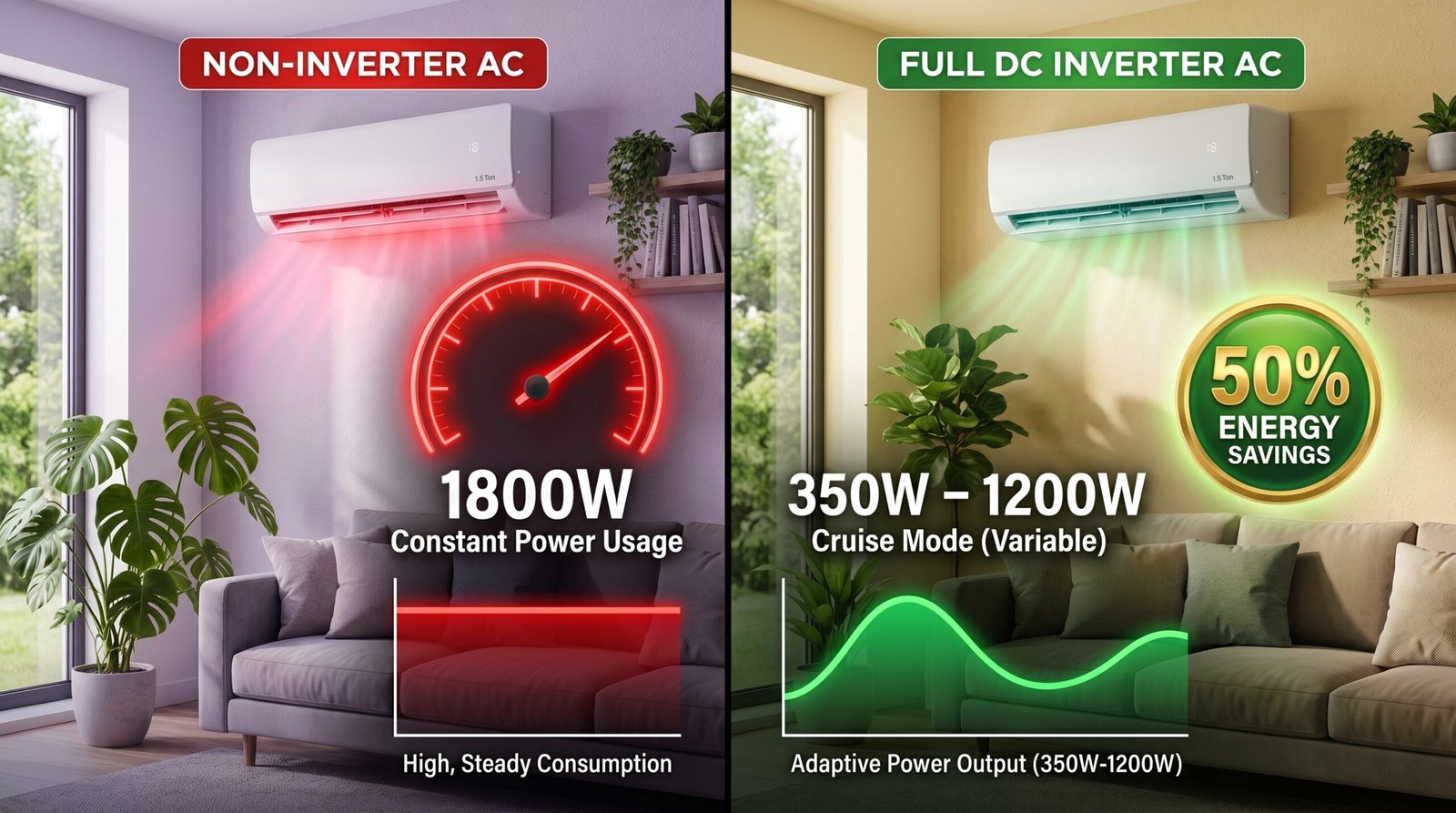 How Much Electricity Does a 1.5 Ton AC Use in Pakistan