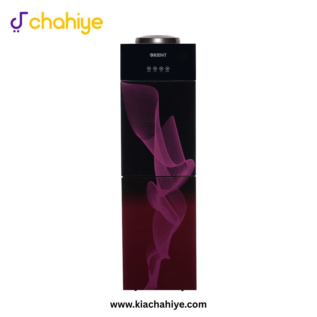 Orient Crystal ORIENT Crystal 3 Taps (Smoke Purple) Crystal Glass Door Water Dispenser - 3 Taps - Image 1