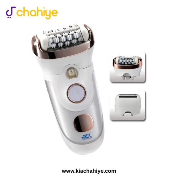 Anex AG-7046 Deluxe 2-in-1 Epilator - USB Rechargeable