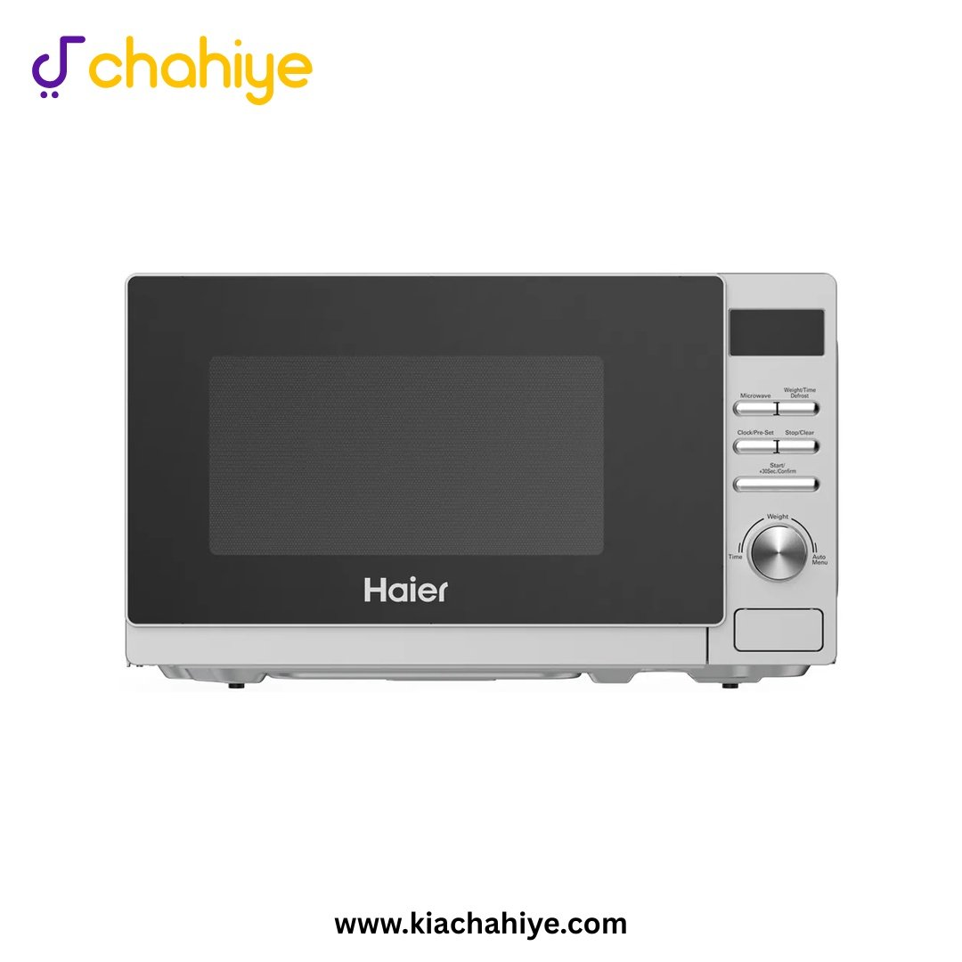 HMW-20DSS Silver_1 Haier HMW-20DSS 20 Liters Silver Digital Solo Microwave Oven - Image 1