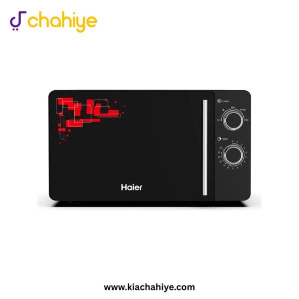 Haier HMW-20MHES 20 Liters Piano Black Manual High-End Solo Microwave Oven