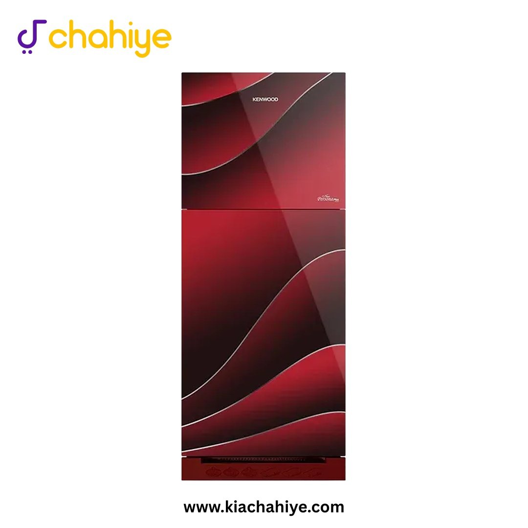 25557400GD_KENWOOD_PERSONA_MAROON_1 Kenwood 15 Cu Ft Maroon Glass Door Direct Cool Non-Inverter Refrigerator - KRF-25557 GD New Persona Plus - 12 Years Compressor Warranty - Image 1