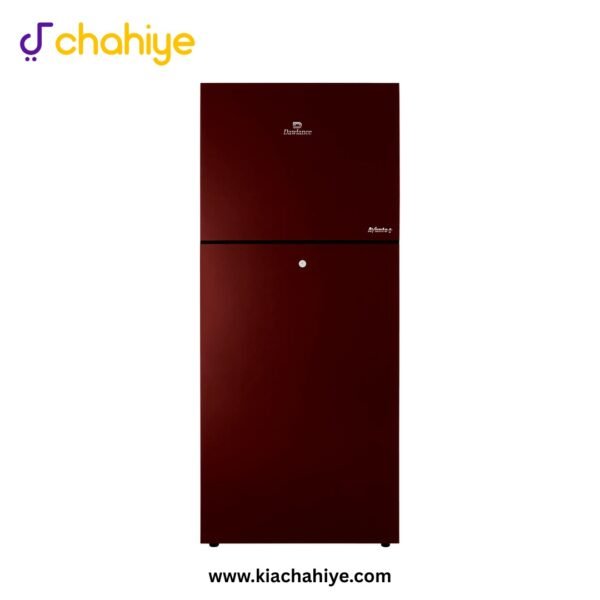 Dawlance 10 Cu Ft Ruby Red Glass Door Direct Cool Inverter Refrigerator - 9160LF Avante+ - 12 Years Compressor Warranty