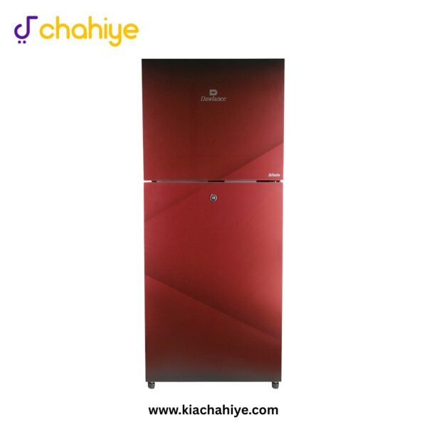 Dawlance 11 Cu Ft Pearl Red Glass Door Direct Cool Non-Inverter Refrigerator - 9169WB Avante - 12 Years Compressor Warranty