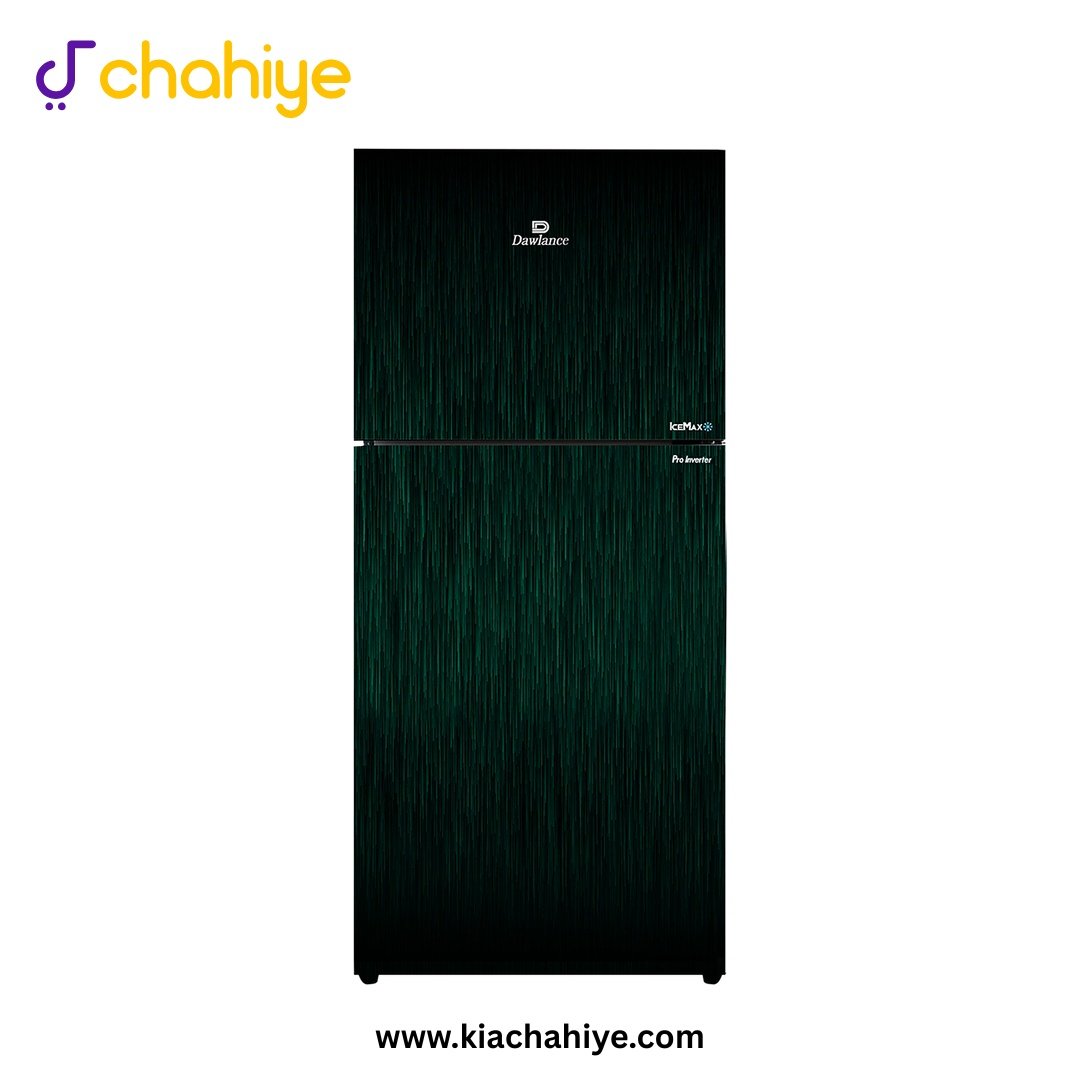 9178LF_ICEMAX_GREEN_1 Dawlance 14 Cu Ft Mist Green Glass Door Direct Cool Inverter Refrigerator - 9178LF IceMax - 12 Years Compressor Warranty - Image 1