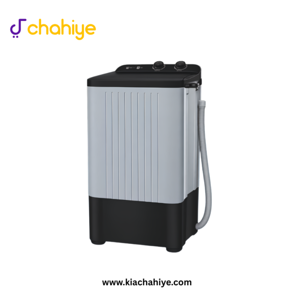 Dawlance 14 Kg Black and Grey Semi-Automatic Single Tub Washing Machine - DW 14150 Triple Waterfall - 10 Years Motor Warranty