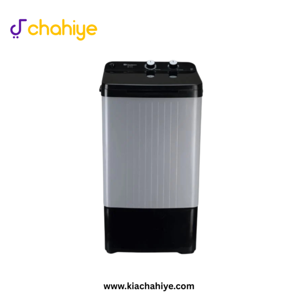 Dawlance 9 Kg Black and Grey Semi-Automatic Single Tub Washing Machine - DW 90100 Deep Waterfall - 10 Years Motor Warranty